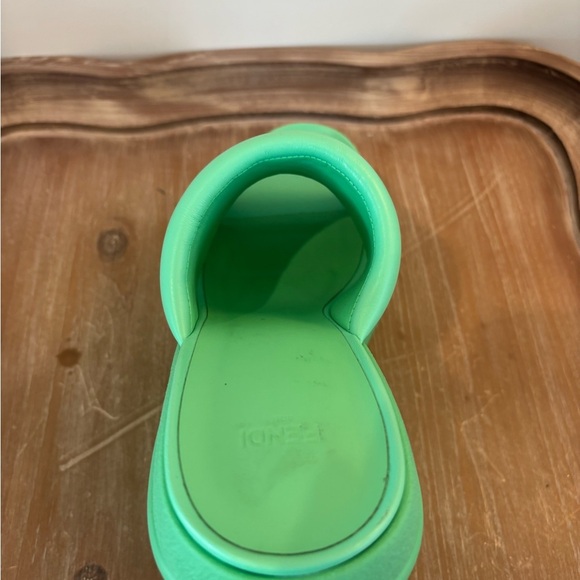 FENDI Nappa Fashion Show Platform 140mm Slide Sandals 39.5 - Picture 13 of 15